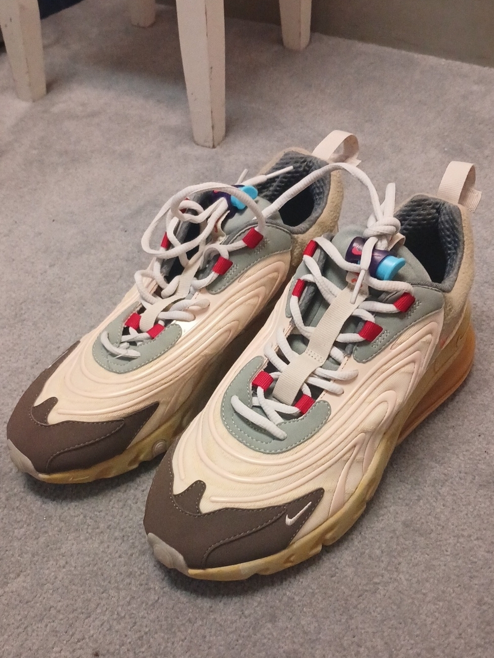 Nike X Travis Scott Air Max 270 React Cactus Trails Sneakers